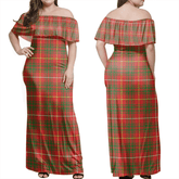 Clan Bruce Modern Tartan Hawaii Dress UK28 Clan Bruce Tartan Hawaii Dress